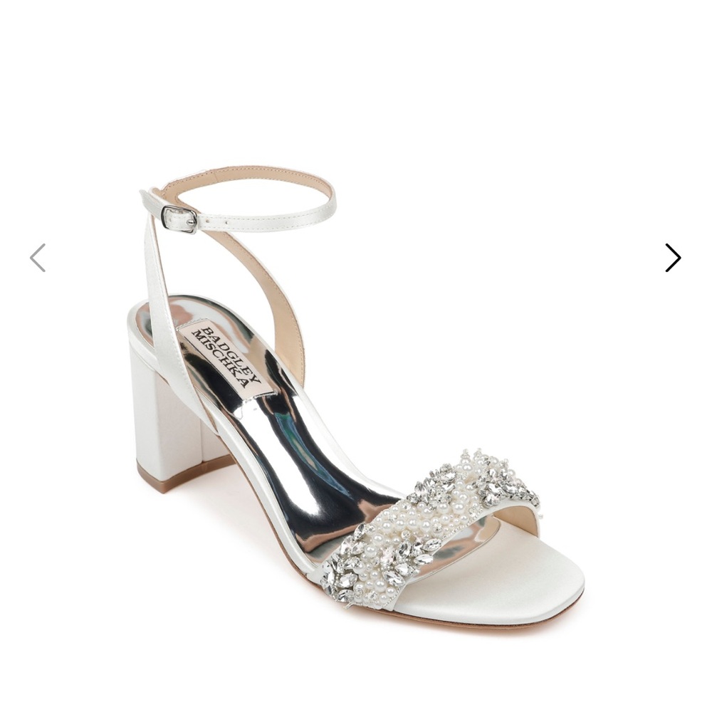 Clara Embellished Strap Evening Shoe